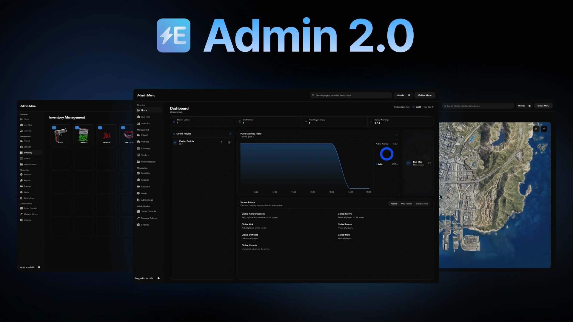Electus Admin 2.0 FiveM script preview