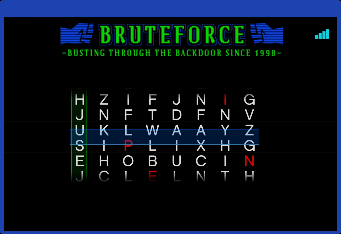 Brute Force minigame preview
