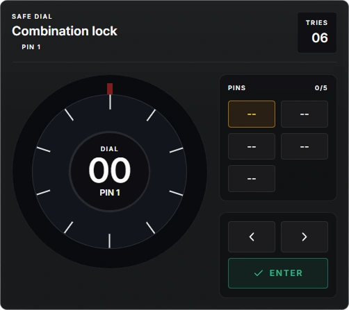 Safe Dial minigame preview