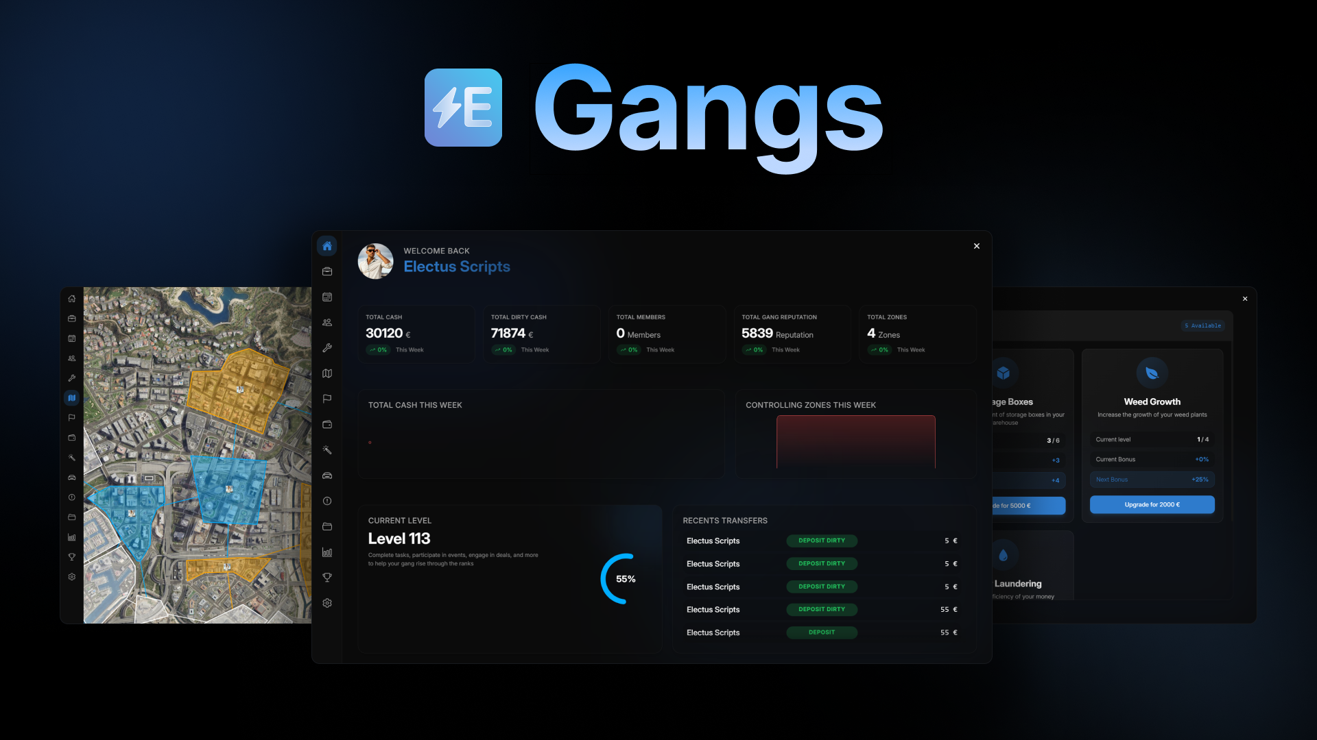 Electus Gangs FiveM script preview