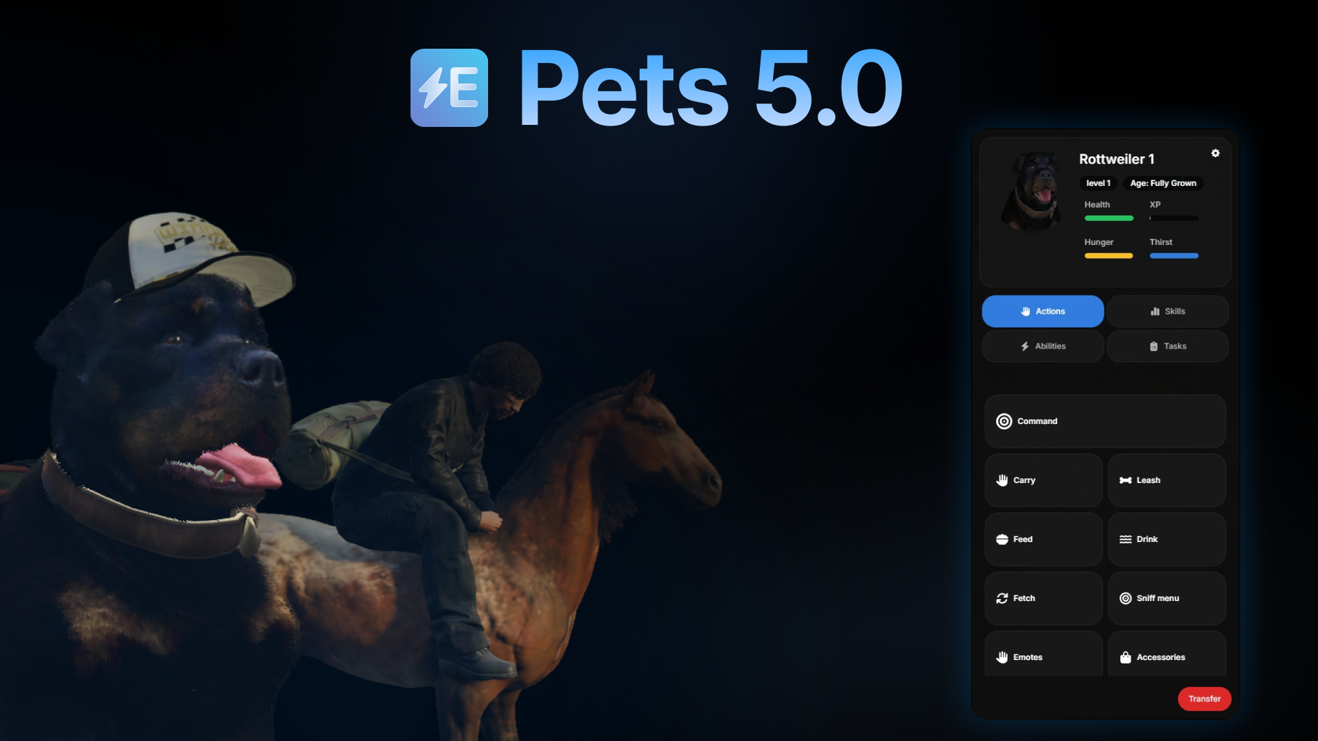 Electus Pets FiveM script preview